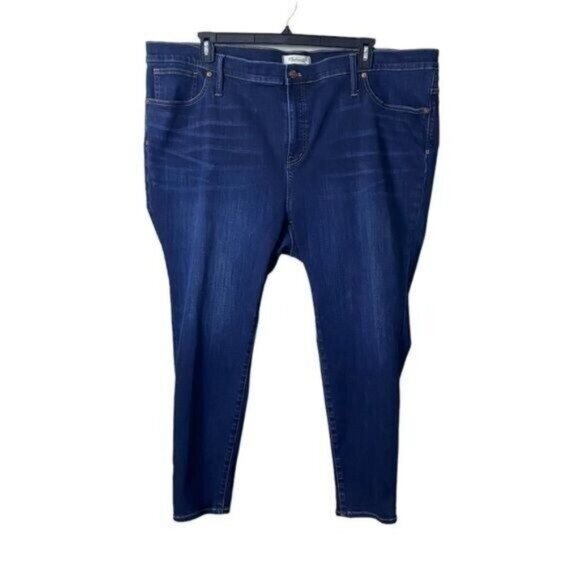 Madewell Jeans 9" Curvy‎ High Rise Skinny Jeans Size 37P Western Rodeo De… - Picture 2 of 8